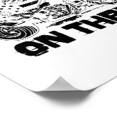 トライクことわざ | Trikerバイクのギフト ポスター (角)