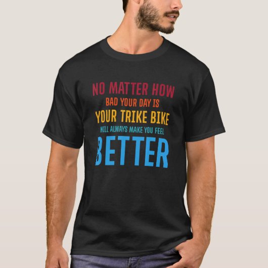 トライクバイクバイク1 Tシャツ (正面)