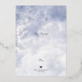 トライコリエンジェル&ケルビペット悔やみや弔慰フォイルカード 箔シーズンカード (裏面)