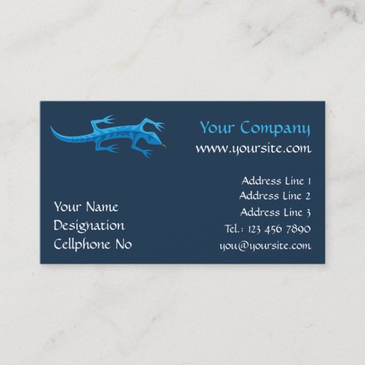 トライザードブルー 名刺 (正面)