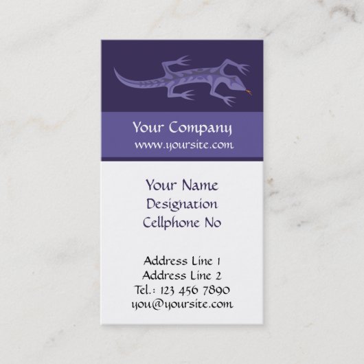 トライザードマウヴ 名刺 (正面)