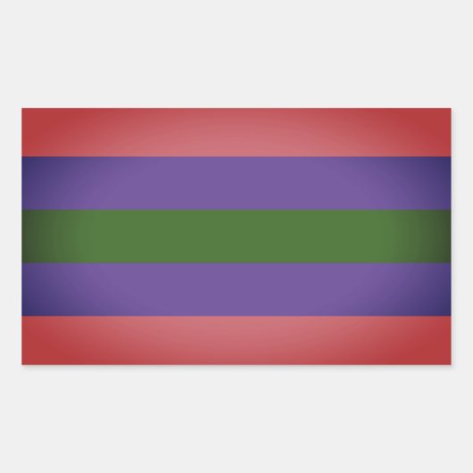 トライジェンダープライド 長方形シール (正面)