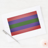 トライジェンダープライド 長方形シール (封筒)