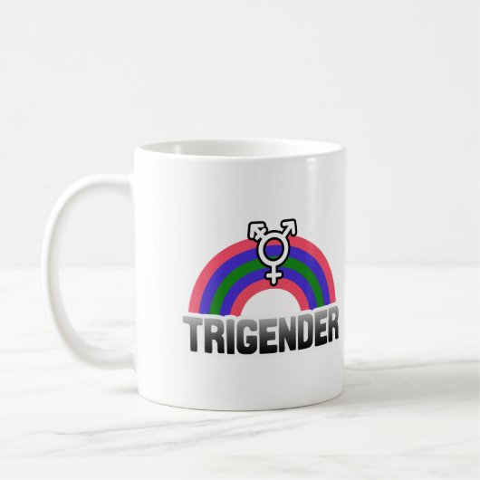 トライジェンダー プライド コーヒーマグカップ (左)