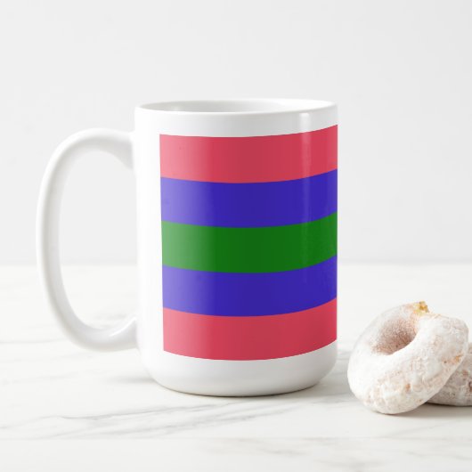 トライジェンダー プライド コーヒーマグカップ (ドーナツ)