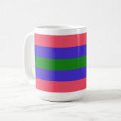 トライジェンダー プライド コーヒーマグカップ (正面左)