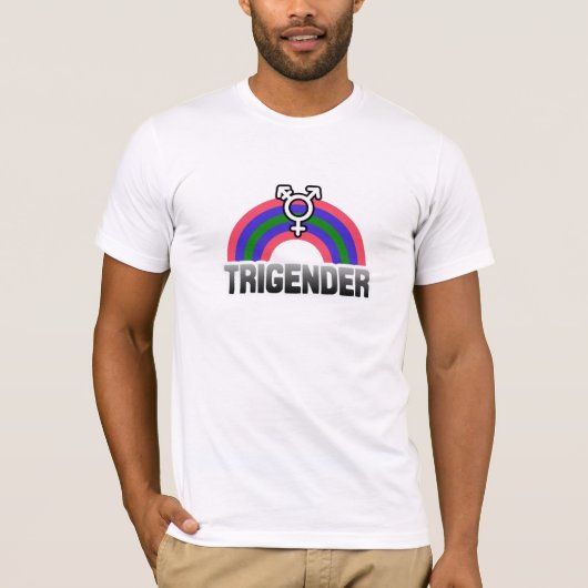 トライジェンダー プライド Tシャツ (正面)