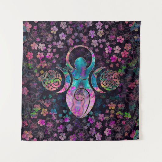 トライスケレの女神トリプルムーン タペストリー (正面)