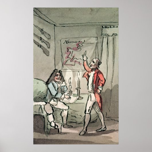 トライストラム・シャンディ、1786年 ポスター (正面)