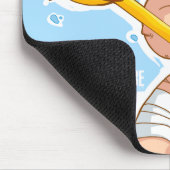 トライデントと褌[三叉の矛及びfundoshi] マウスパッド (コーナー)