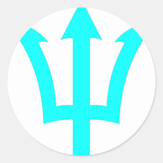 トライデントステッカー ラウンドシール