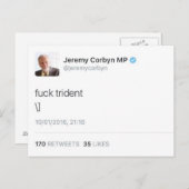 トライデント ポストカード (正面/裏面)