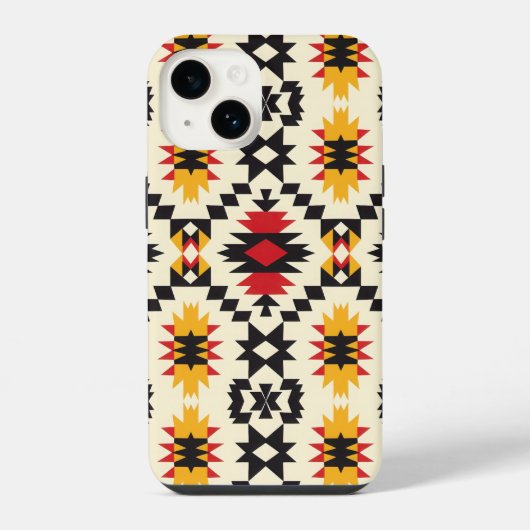トライバアステカルデザイン iPhoneケース (裏面)