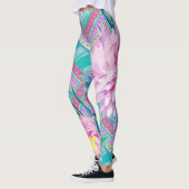 トライバアステカルプリント レギンス (左)