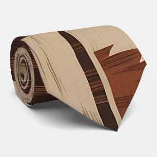 トライバインスパイアルジオメトリックネックタイ ネクタイ