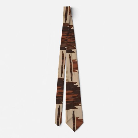 トライバインスパイアルジオメトリックネックタイ ネクタイ (裏面)