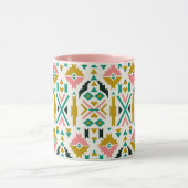 トライバカラフルル模様 マグカップ (中央)