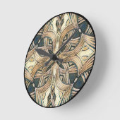 トライバコンテンポラリール ラウンド壁時計 (傾斜)