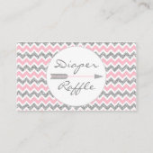 トライバルおむつラッフルチケットピンクシルバーポウワウ エンクロージャーカード (裏面)