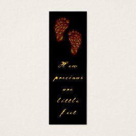 トライバルつま先大切足ミニブックマーク – 