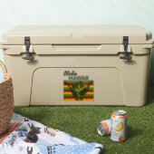 トライバルつるシャカ（ルーズ）アロハワイカナカBG シール (クーラー)