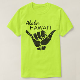 トライバルつるシャカ(ルーズ) - ALOHA HAWAII Blk Tシャツ