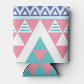 トライバルのアステカカラフルパターン 缶クーラー (正面)