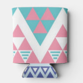 トライバルのアステカカラフルパターン 缶クーラー (裏面)