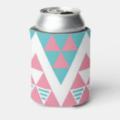 トライバルのアステカカラフルパターン 缶クーラー (缶裏面)