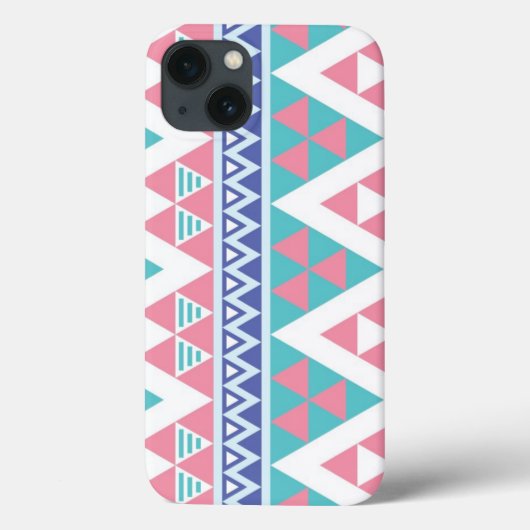 トライバルのアステカカラフルパターン Case-Mate iPhoneケース (裏面)