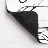 トライバルのレーサー マウスパッド (コーナー)