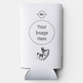 トライバルの大きな斑点ゲネモノグラム スリム缶クーラー (裏面)