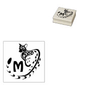 トライバルの大きな斑点ゲネモノグラム ラバースタンプ (押印)