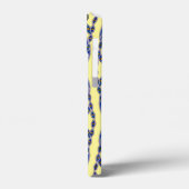 トライバルろうけつ染め – スチールブルー、グレー、イエロー Case-Mate iPhoneケース (裏面 / 左)