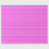 トライバルろうけつ染め – ランとバイオレットの色合い ラッピングペーパー (フラット)