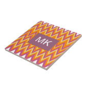 トライバルアステカジグザグ タイル (側面)