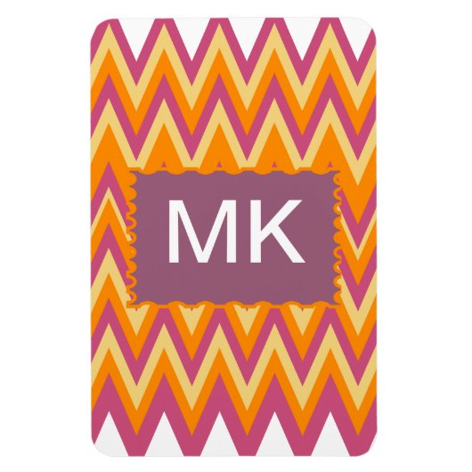 トライバルアステカジグザグ マグネット (縦)