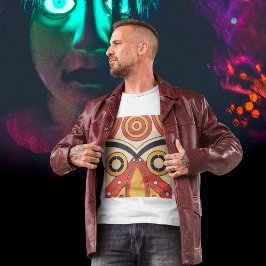 トライバルアステカマスク Tシャツ