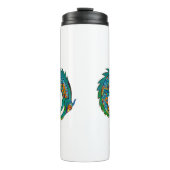 トライバルアリゲーターアート タンブラー (正面)