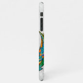 トライバルアリゲーターアート iPhoneケース (左側)