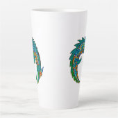 トライバルアリゲーター カフェラテマグ (正面)