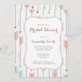 トライバルアローズブライダルシャワー招待 招待状 (正面/裏面)