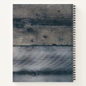 トライバルアローベビーシャワーゲストブックウ素朴ッド ノートブック (裏面)