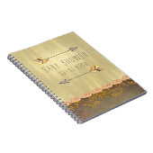 トライバルアローベビーシャワーゲスト ノートブック (右側)