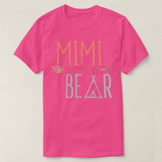 トライバルアロー耳熊おばあちゃん Tシャツ (デザイン正面)