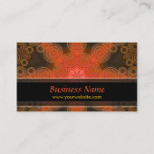 トライバルアースニューエイジアート名刺 名刺 (裏面)