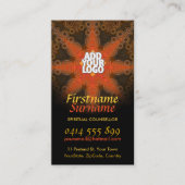 トライバルアースニューエイジアート名刺 名刺 (正面)