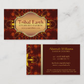 トライバルアース エコファッションアート 名刺 (正面/裏面)