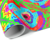 トライバルアートインスパイアデザインアボリジナル ラッピングペーパー (ロールコーナー)