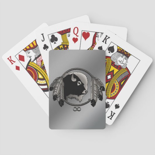 トライバルアートカードメパーソナライズされたティストランプ トランプ (裏面)